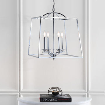 Gloria 14.5" Metal LED Pendant - JONATHAN Y